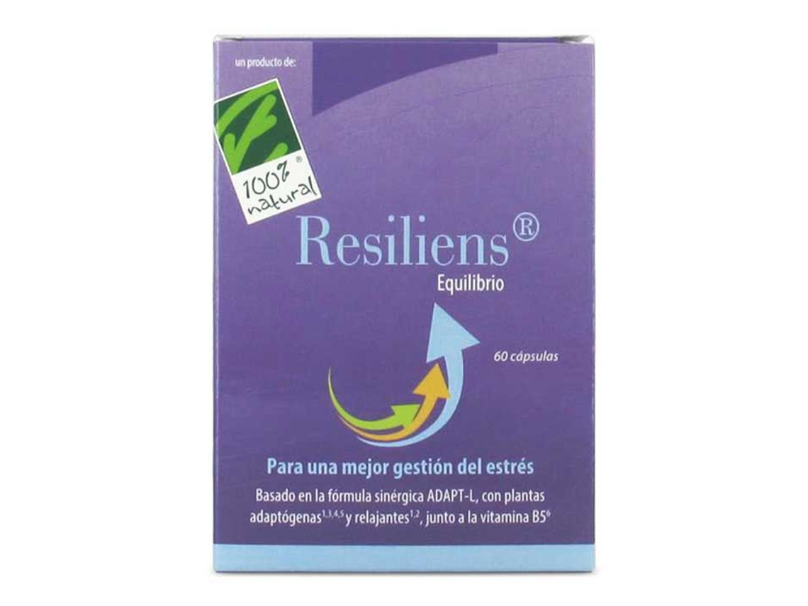 Complemento Alimentar 100% NATURAL Resiliens Equilíbrio (60 cápsulas)