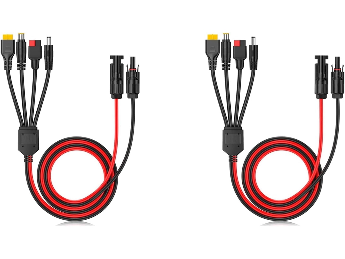Conectores Divisores De Cable De Extensión Para Paneles Solares 4 En 1