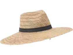 Sombrero Vaquero De Paja Transpirable De Ala Ancha Con Protección Solar, Unisex, Para Exteriores Y Playa.