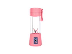 Licuadora portátil recargable por USB, 6 tazas, exprimidor de cítricos, limón, verduras, frutas, máquina de cocina, Gusshious, rosa