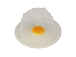 Lámpara de noche LED decorativa con forma de huevo y soporte para teléfono móvil.