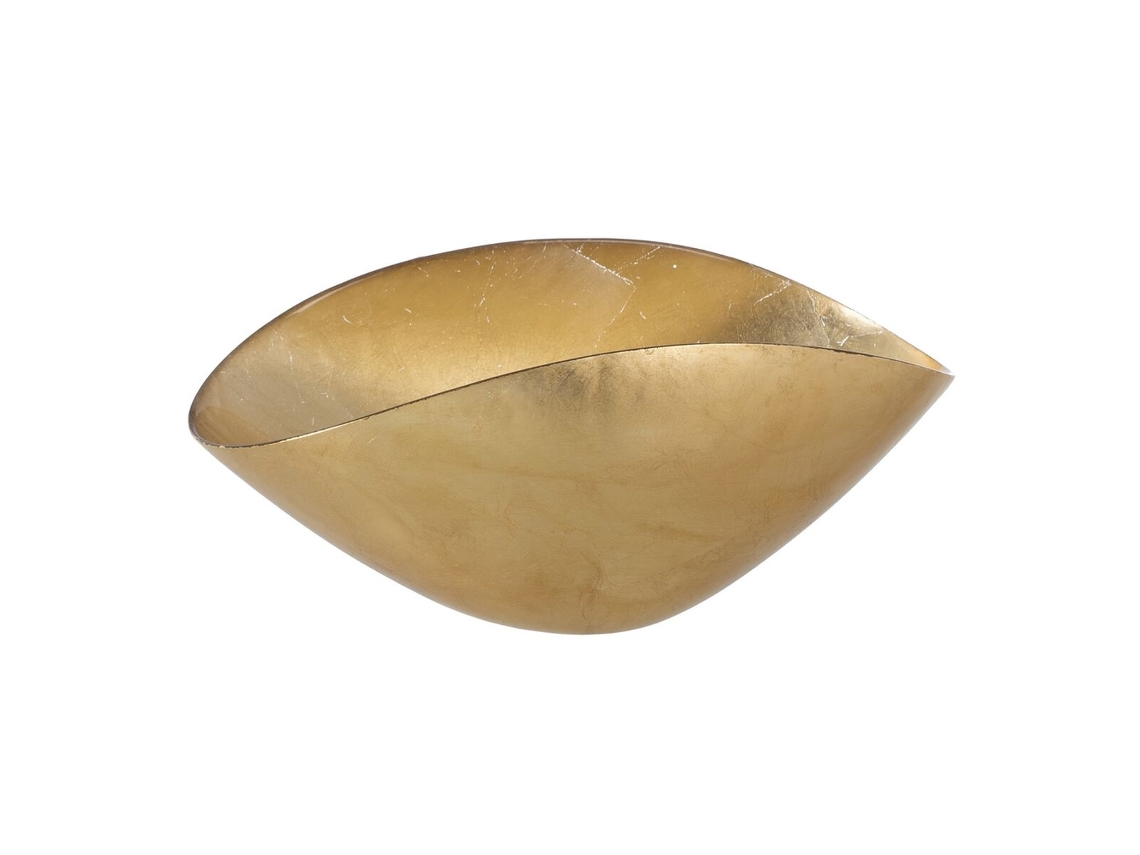 Centro de Mesa Dorado Cristal 17 x 37 x 17 cm