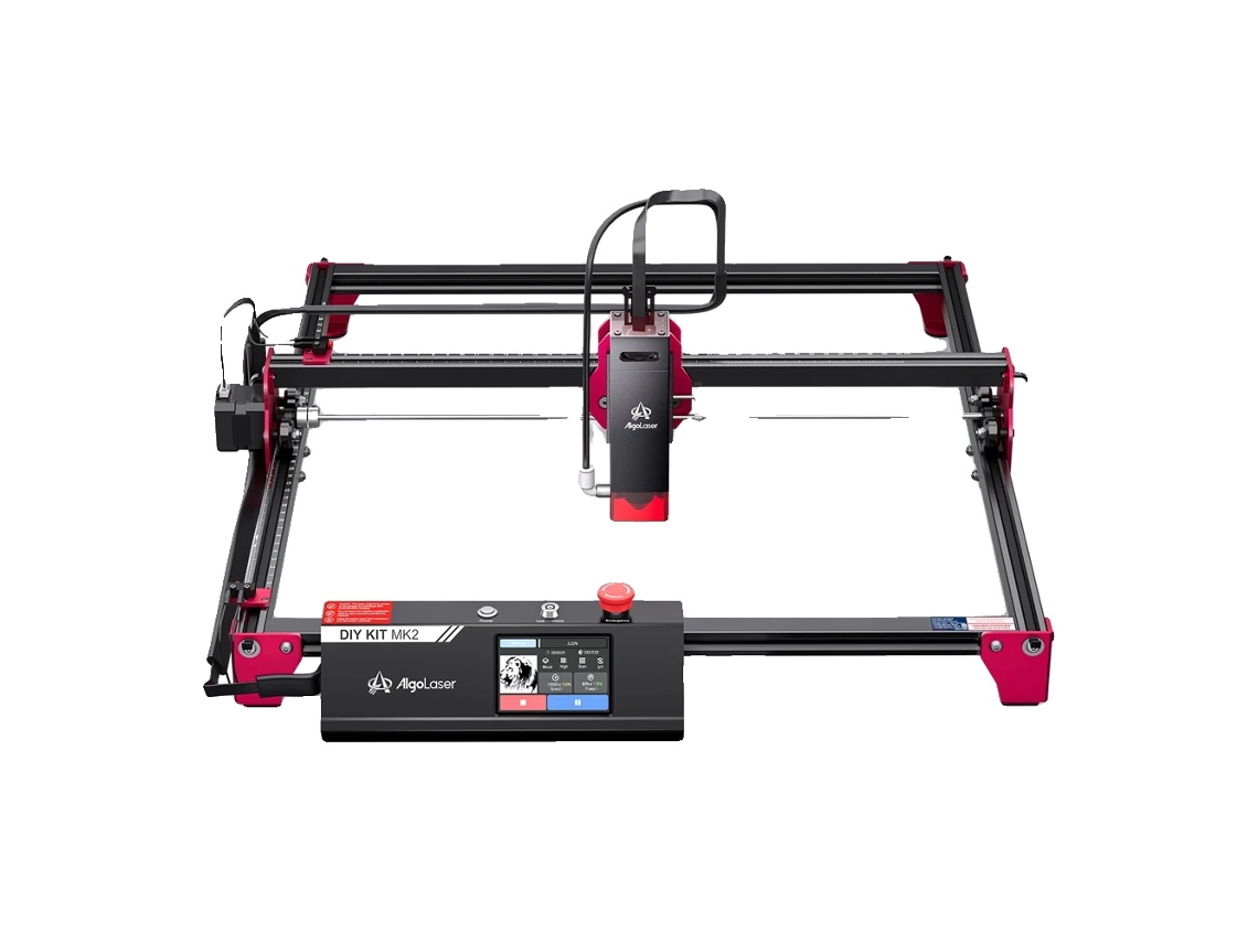 Cortadora láser, pantalla táctil de 3,5", conectividad wifi, kit de montaje DIY Mk2 de 10 W.