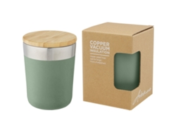 Vaso De 330 Ml De Acero Inoxidable Con Aislamiento Al Vacío De Cobre Y Tapa De Bambú "lagan"