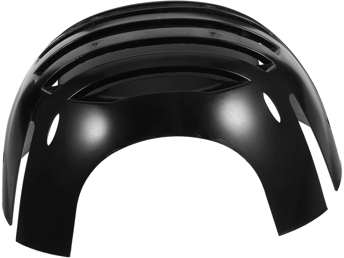 Gorra De Béisbol Negra De Polietileno Pe Ligero Con Forro Interior Y Carcasa Resistente.