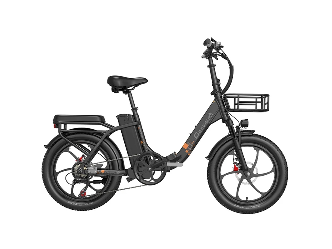 Bicicleta eléctrica plegable Cheevalry C20 Pro de 250 W con neumáticos anchos de 20 pulgadas, 48 V, 20 Ah