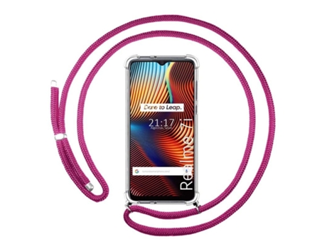 Carcasa Realme 7i / Narzo 30A TUMUNDOSMARTPHONE Colgante Rosa