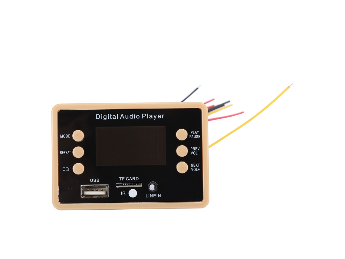 Módulo Reproductor De Audio Estéreo Con Placa Decodificadora Bluetooth 5.0 Y Control Remoto.