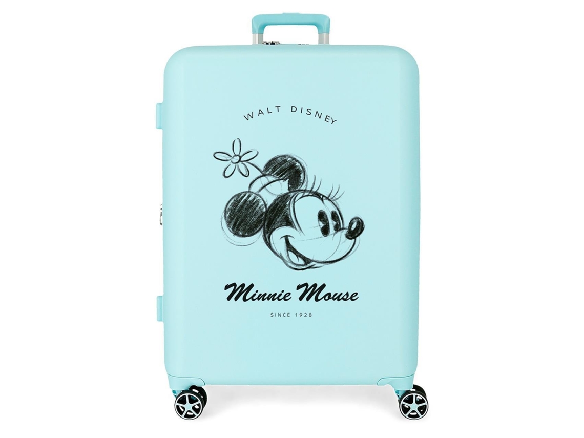 Malagem / Trolley Mel 70Cm 4R Minnie Você É Magic Turquo