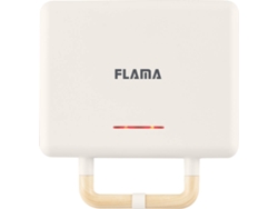 Sandwichera FLAMA Grill+Waffle 4966FL Blanco Perla (800W)