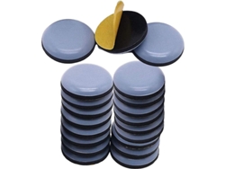 20 Deslizadores Adhesivos Para Muebles, Protectores Redondos Para Patas De Sillas, 2,5 Cm