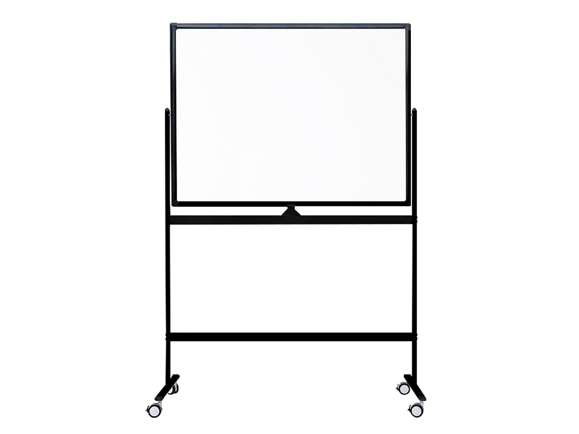 Pizarra IVOL móvil Doble cara y magnética 90x120 cm Negra