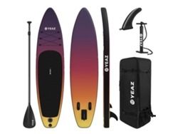 Conjunto de Paddle Surf YEAZ Sunset Beach Exotrace Pro Set (305x78x15 cm)