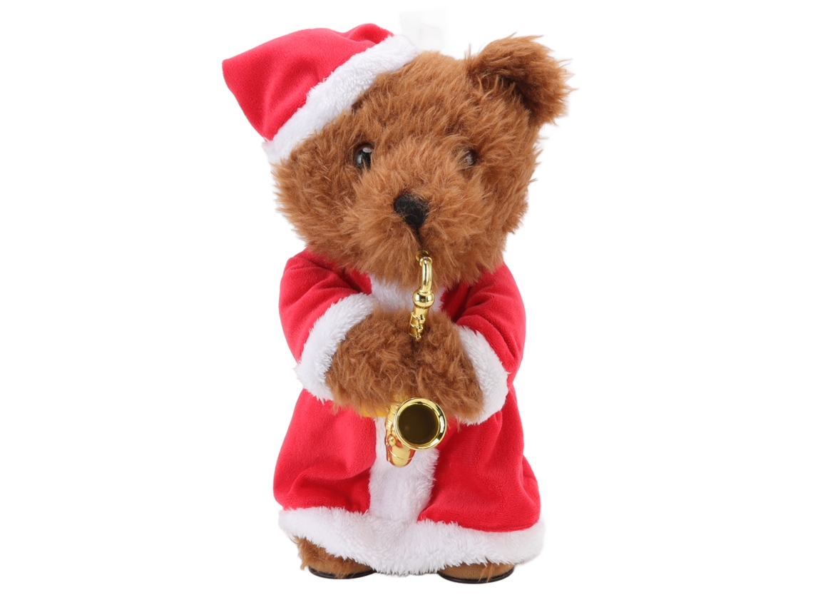 Oso de peluche navideño que canta y baila - 8 canciones