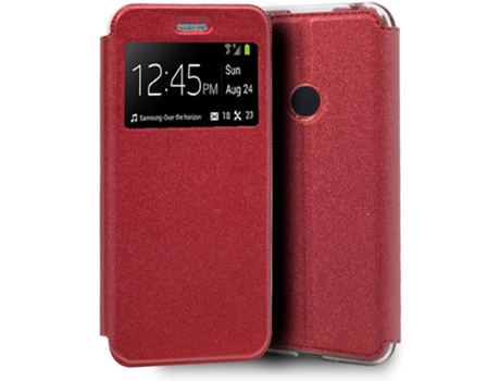 Funda para Xiaomi Redmi Note 8 COOL Flip Cover Rojo