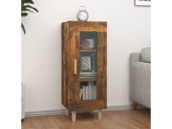 Lovely Home Aparador 34,5X34X90 Cm Madera Procesada Color Roble Ahumado