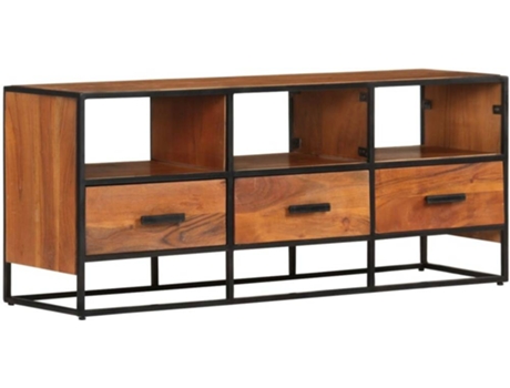 Mueble para la televisión VIDAXL Marrón Madera (110x30x45 cm)