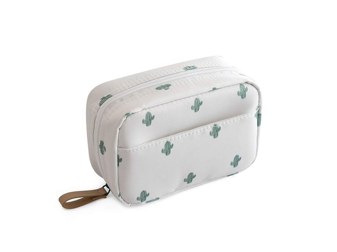 2026-bolso De Maquillaje Viaje Organizador Toiletería Cactus Accesorios De Viaje Linjou