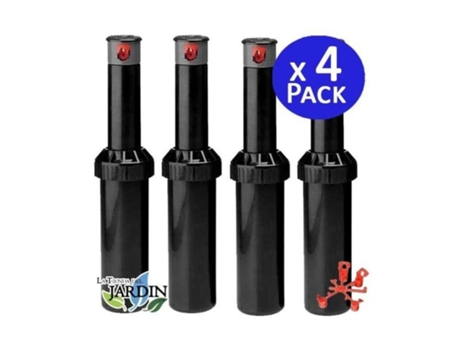 Aspersor de Riego Krain Minipro 1/2'' Alcance 5,1 a 9,1 M Pack 4 K RAIN