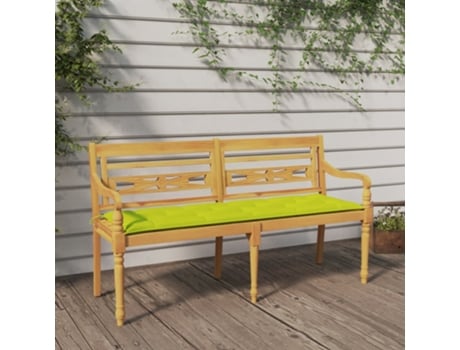 Banco VIDAXL Marrón Teca (150 cm)