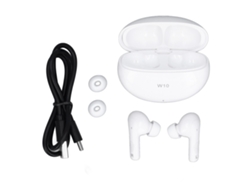 Auriculares Inalámbricos Blancos Con 40 Horas De Reproducción, Sonido Estéreo De Alta Fidelidad, Graves Profundos, Bluetooth 5.3 Y Cancelación De Ruido Ipx7.