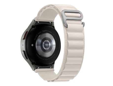 Correa para Samsung Galaxy Watch 5 / 5 Pro / 4 Nylon Ajustable Hebilla Blanco AVIZAR