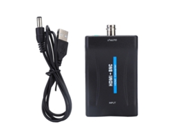 Convertidor De Señal Hdmi A Vídeo Compuesto Bnc Y Audio De 3,5 Mm. Compatible Con Adaptadores Ntsc/pal 480i Y 576i.