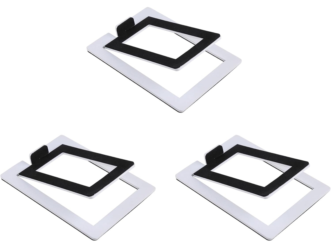 Soporte de sobremesa para altavoces de audio activos, metálico, para modelos Yu4 y similares, blanco. SFUSHOS (2 unidades)