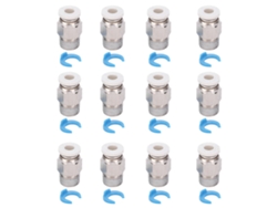 Conector Neumático Push Fitting M10 Accesorios Extruder Impresora 3d Cr10 12 Piezas