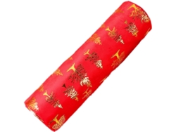 Decoración Navideña Para Mesa Rollos Felpa