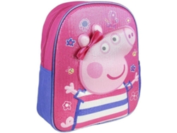 Mochila CERDÁ Peppa Pig Rosa (25x31x10cm - Poliéster)