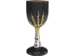 Decoraciones de Halloween DISFRAZZES Copa de Esqueleto Negra