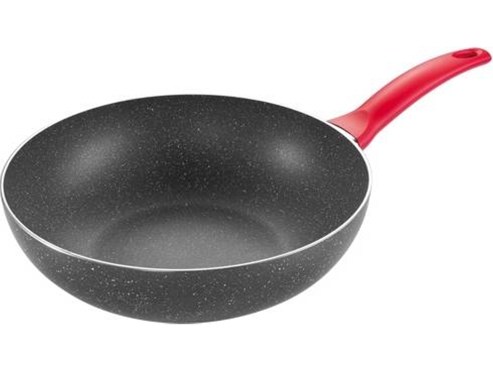 Wok TESTOMA Manico Rosso 28 cm