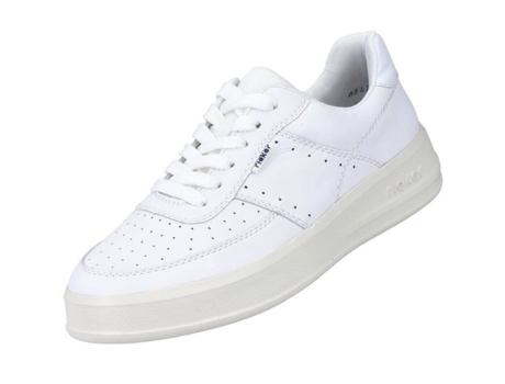 Zapatillas de Mujer RIEKER Piel Blanco (37)