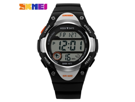 Relojes Electrónicos Impermeables para Niño Relojes de Pulsera Luminosos con Alarma-Negro LUUCOZK