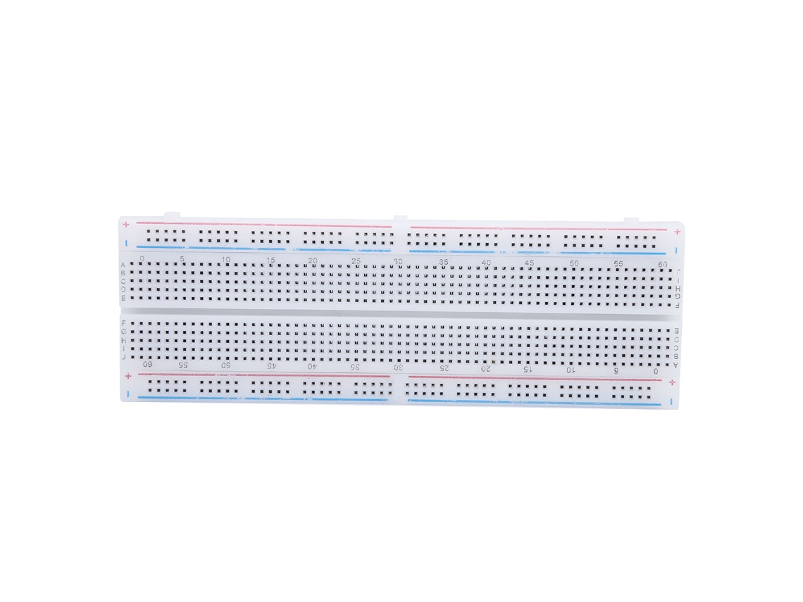 Protoboard Reutilizable Sin Soldadura Para Probar Circuitos Electrónicos, 830 Puntos Tie.