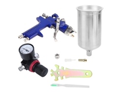 Pistola De Pintura Aérea Hvlp Con Boquilla De 1,4 Mm, Capacidad De 1000 Ml, Alimentación Por Gravedad, Herramienta Neumática.