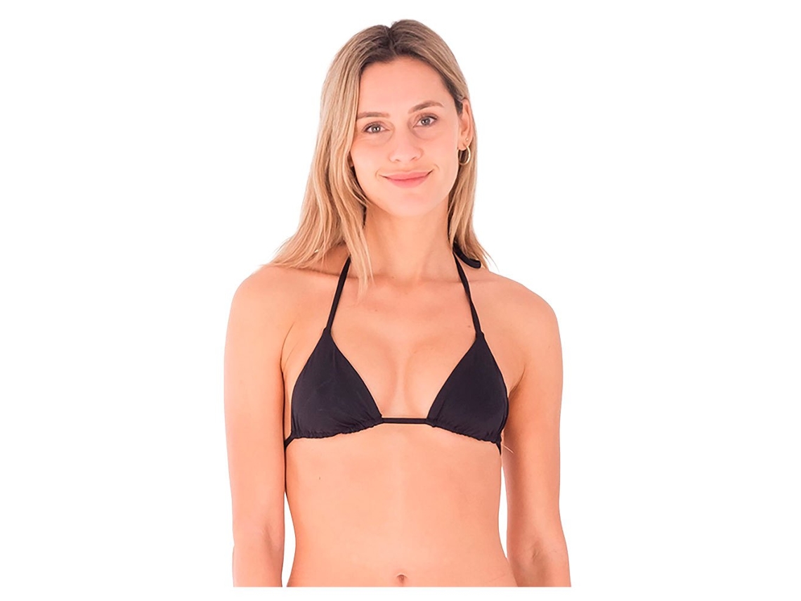Top de Biquíni Solid Itsy Bitsy Preto S Mulherhurley