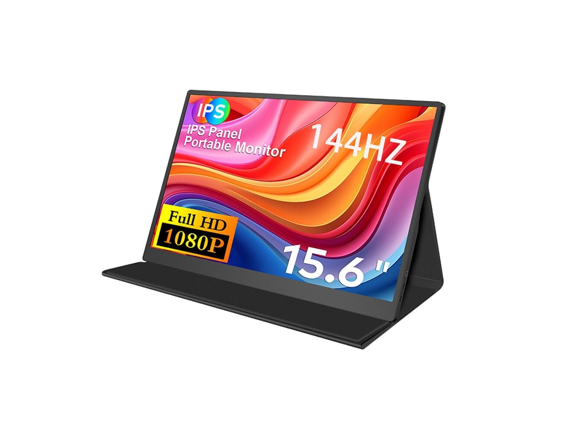 Monitor Portátil Fopo S6 De 15,6 Pulgadas | 144hz Full Hd 1920x1080 | Soporte De Protección Magnética
