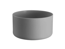 JILLIOPER Set de vasos térmicos de silicona antideslizante, alta temperatura, set de vasos de 7,5 cm y 9 cm con base de silicona