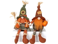 Gnomos De Otoño Decoración Hogar Accesoorio Navidad Acción De Gracias Regalo Suerte