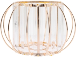 Cristal Dorado Para Lámpara De Techo E27, Jaula Protectora Para Bombilla, Pantallas Transparentes,