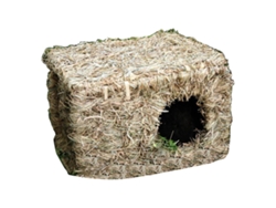 Conejo Para Nido De Heno, Túnel Hecho A Mano, Casa De Paja, Jaula Para Masticar, Juguete Para Erizo