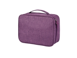 Estuche Organizador De Viaje Para Dispositivos Electrónicos Con Compartimentos Separados, Resistente Al Agua, Para Cables, Cargadores, Baterías Externas Y Auriculares.
