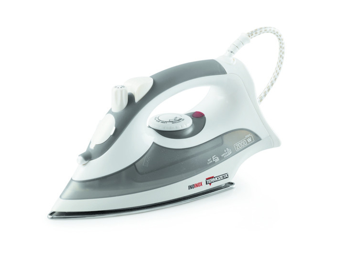 INO INOX Plancha a vapor Suela de acero inoxidable 2000 W Gris TERMOZETA