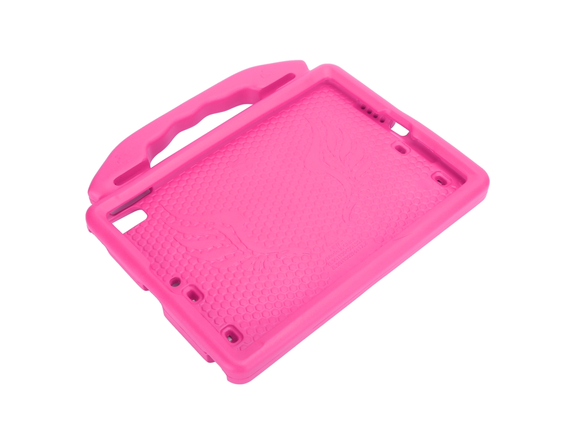 Funda protectora de EVA con correa para tableta iOS Air 3 10.5/Pro 10.5 2019 de 11 pulgadas, rosa, rojo y dorado claro