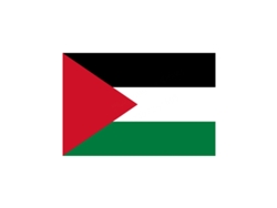 Bandera (Palestina), Bandera Nacional, Bandera en apoyo a partidos de fútbol, 90 x 150 cm