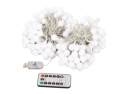 Guirnalda De Luces Led De 20 M Con 200 Luces, Resistente Al Agua, Usb, 8 Modos, Control Remoto, Ideal Para Navidad Y Bodas.