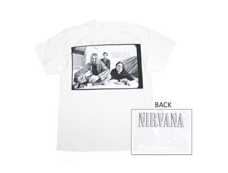 Camiseta ROCKINSTONE Nirvana Camiseta ROCKINSTONE Nirvana con foto en blanco y negro (XXL)