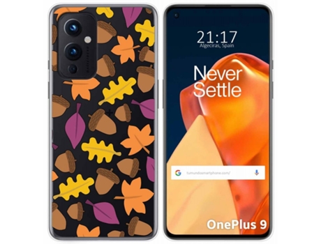 Carcasa OnePlus 9 5G TUMUNDOSMARTPHONE Dibujos Transparente Multicolor